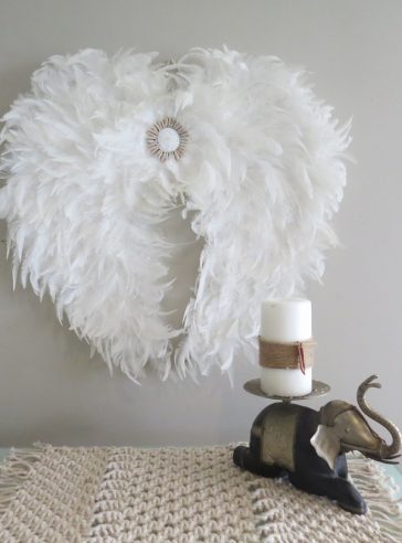 White Feather Angel Wings Juju Hat